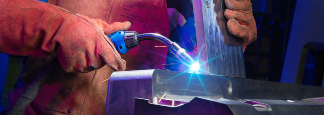 MIG/MAG Welding Torch ABIMIG® W T in action